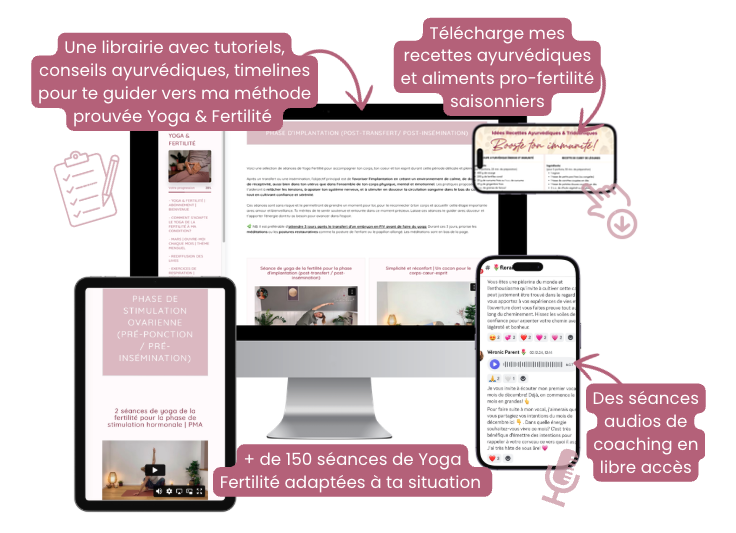Abonnement Yoga&Fertilité en ligne